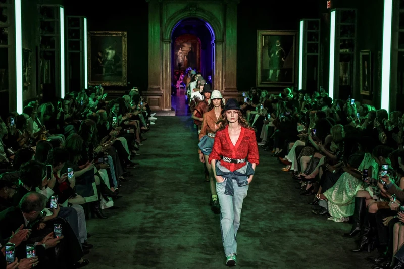 Luxury fashion boutique storefront