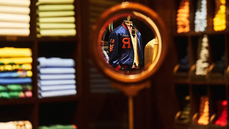Ralph Lauren menswear storefront