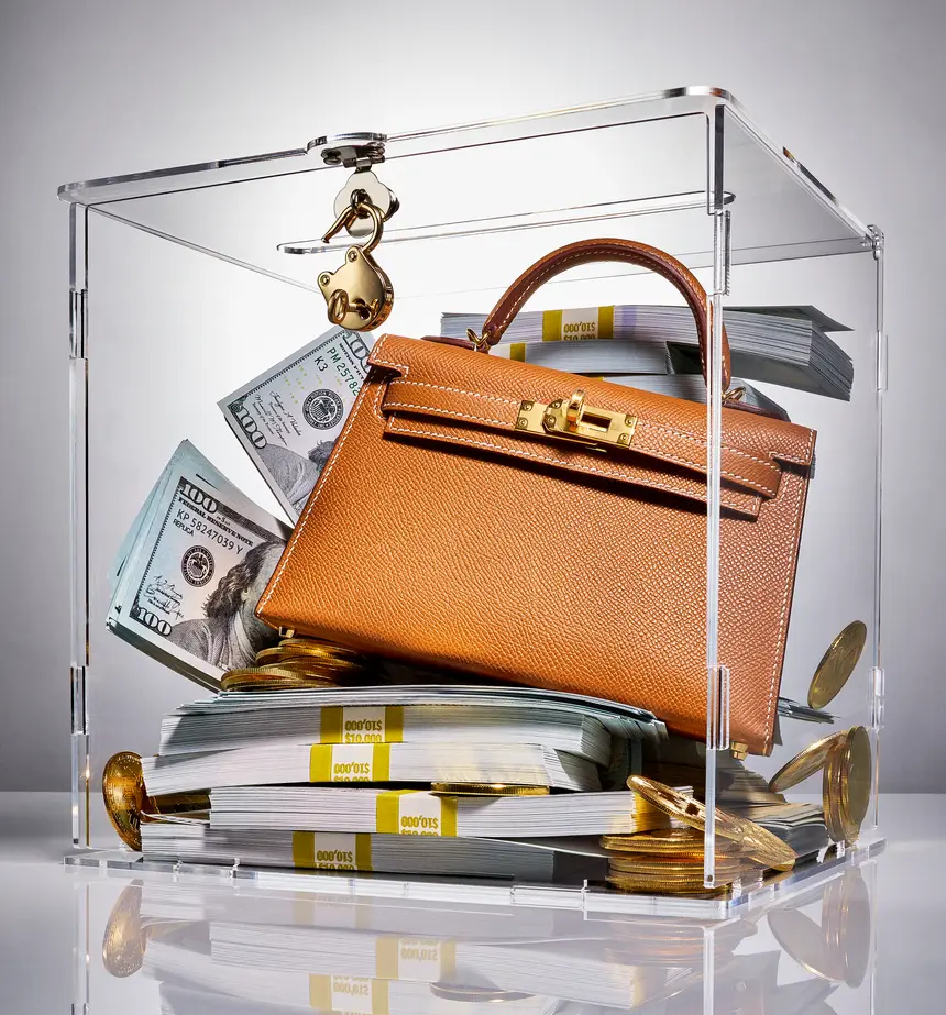 LUXUS Alternatives White Paper — Hermès Birkin on the cover of the Investment Grade Luxury report