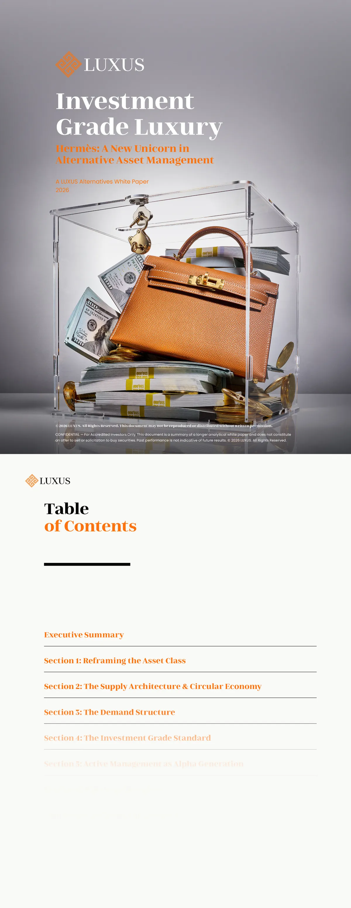 Investment Grade Luxury — A LUXUS Alternatives White Paper: Hermès, A New Unicorn in Alternative Asset Management